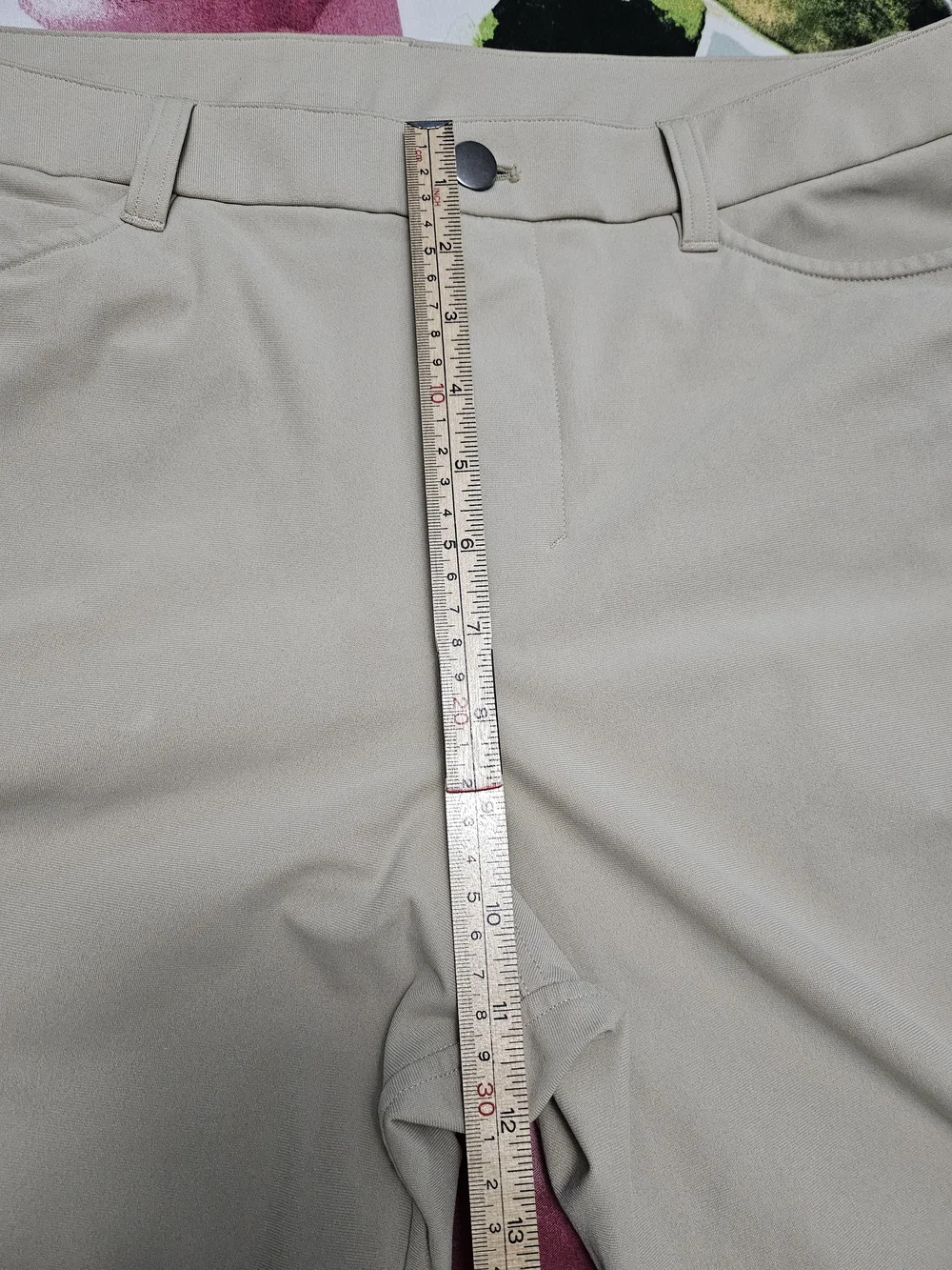 lululemon athletica Men's Khaki Straight-Leg Pants - Light Beige